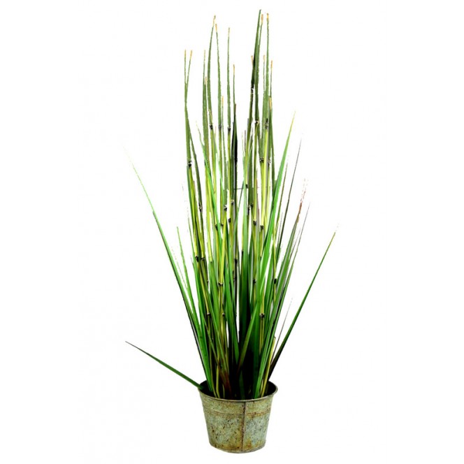 Pianta bamboo grass con vaso h — Piante Artificiali