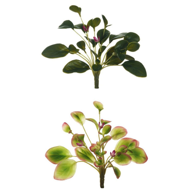RUBBER EICHORNIA CRASSIPES MINI PLANT C/FIORI  2 ASS. GOMMA x H 28,50 CM